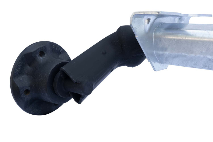 AL-KO OPTIMA ungebremste Achse für Anhänger 750kg 1240mm 1630mm 4x100