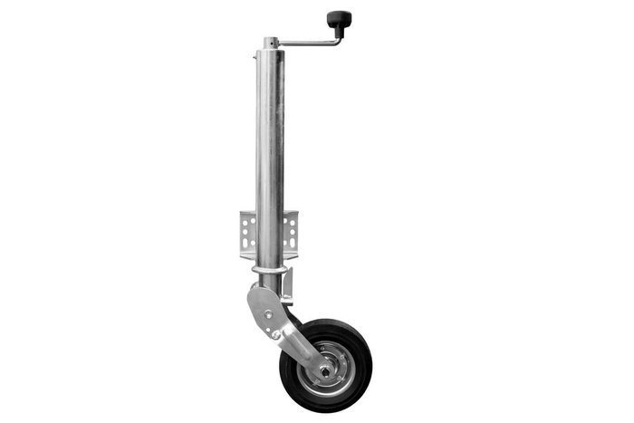 UNITRAILER automatisches Stützrad mit Griff 250 kg 60 mm 785–955 mm