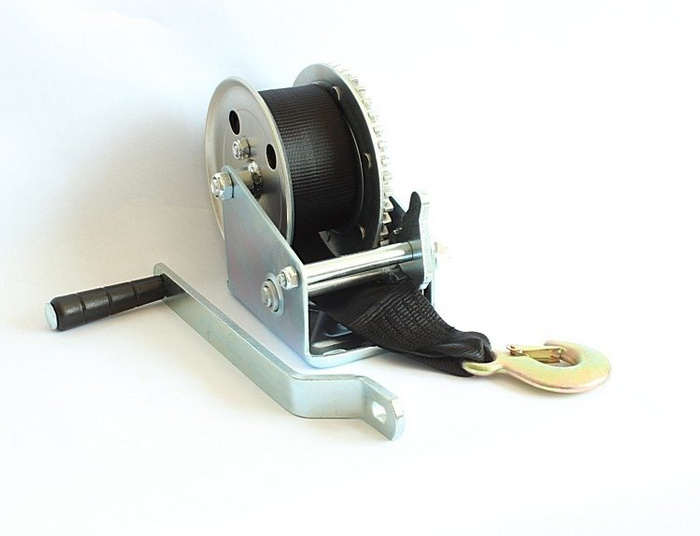 KNOTT Gurtwinde für Pkw-Anhänger 450 kg [7 m Gurtband, ohne Gehäuse]