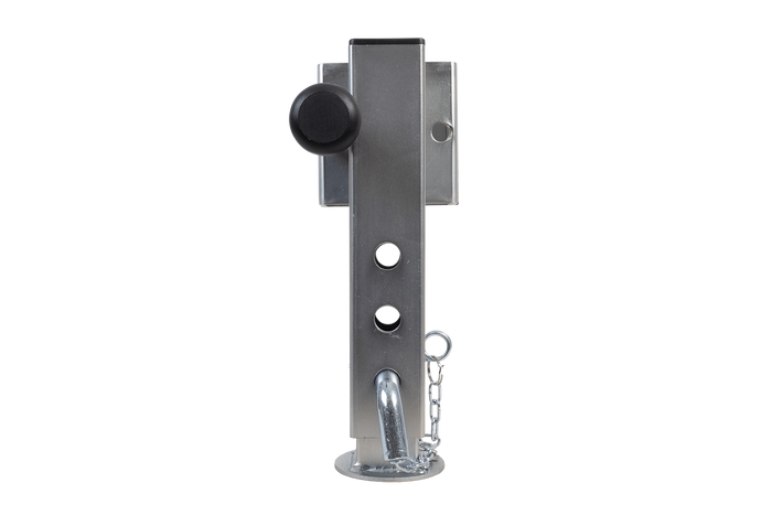 UNITRAILER JL1 ausziehbare Kurbelstütze für 1500 kg Pritschenanhänger 346-576 mm