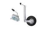 Stützrad mit Gusseisenklemme KNOTT TK48+LBG48 150 kg 48 mm 500–720 mm