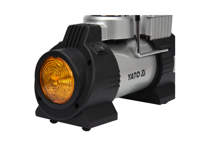 YATO YT-73460 Luftkompressor mit LED-Lampe 12V 180W