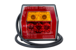 FRISTOM FT-122 LED-Rückleuchte, 3 funktionen, universal