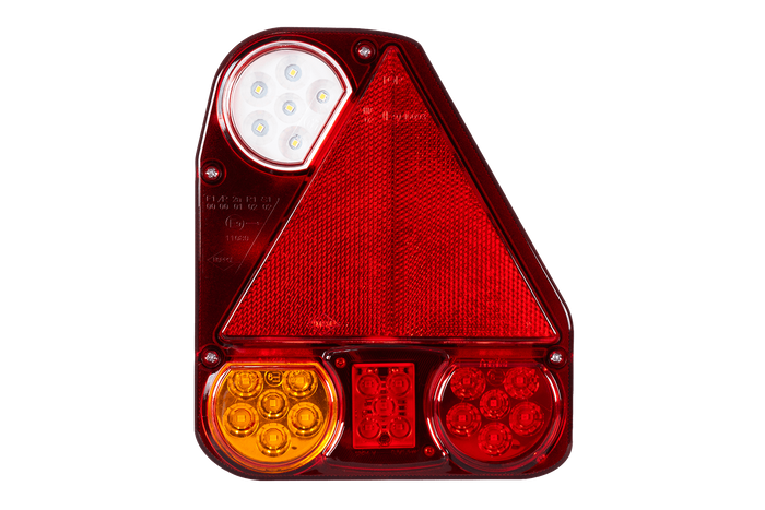 Multifunktionale rechte LED-Rückleuchte mit Dreiecksreflektor LZD 776