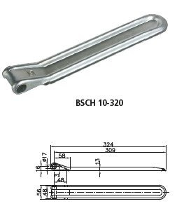 Seitenscharnier mit Griff WINTERHOFF BSCH 10-320+BSCHG 10-17-A komplette Anhängerseitenmontage