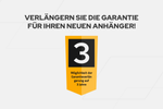 	PKW-Anhänger 200x125 UNITRAILER GARDEN 201 KIPP mit Bordwandaufsatz und grauer Hochplane