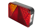Rückleuchten-set: DOBPLAST DPT35 LED-Rückleuchten + FRISTOM FT-009 LED-Seitenmarkierungsleuchten + MANTES 7m 7-PIN-Kabelbaum