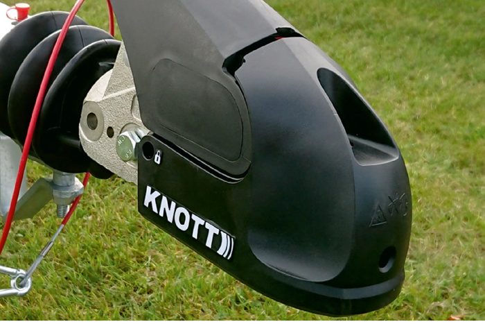 KNOTT KS30 Antischlingerkupplung für Anhänger 3000 kg mit Zugdeichsel rund von 50 mm